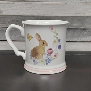Floral Bunny Mug Fine Porcelain | Grace Teaware
